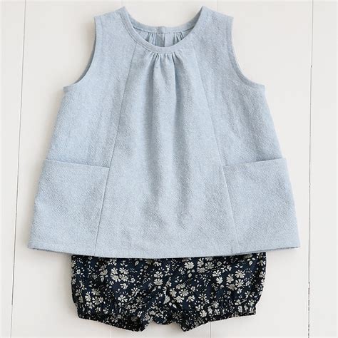 Wiksten Baby Child Smock Top And Dress Sewing Pattern