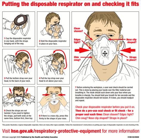 How To Put On A Facepiece Or Mask Safety Services Ucl University