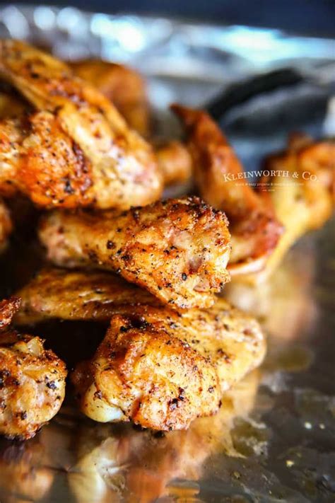 Scroll to the bottom for the printable recipe. Break out your Traeger, these Pellet Grill Chicken Wings are out of this world. So easy to make ...