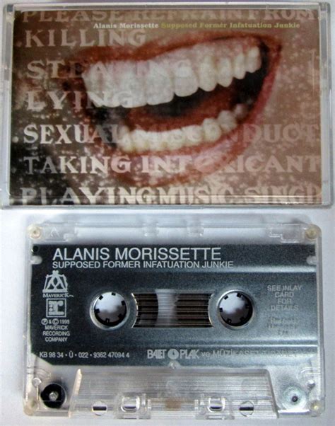 Alanis Morissette Supposed Former Infatuation Junkie Cassette