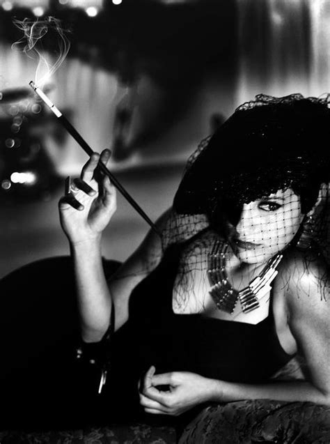 Sublime Interfusion Photo Film Noir Photography Lady Smoke Film Noir