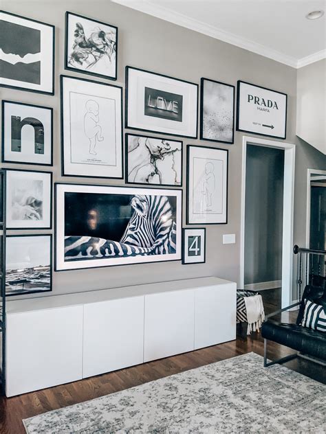 Gallery Wall With Samsung The Frame Tv Covet By Tricia