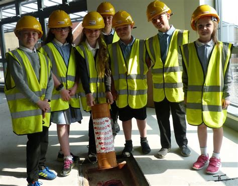 School Buries Time Capsule During Construction Work Wrexham Council News