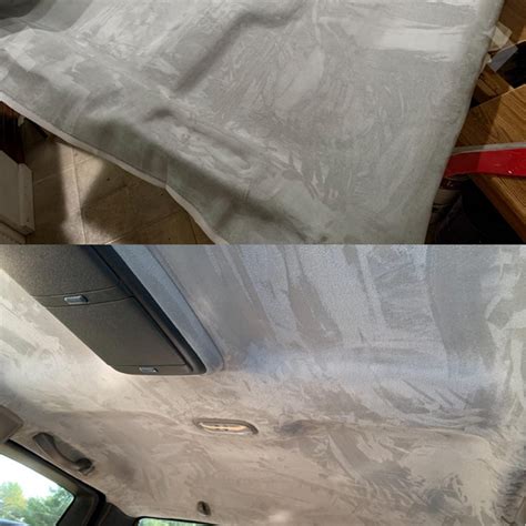 Gray Suede Headliner Fabric Headlining Upholstery Saggingaging