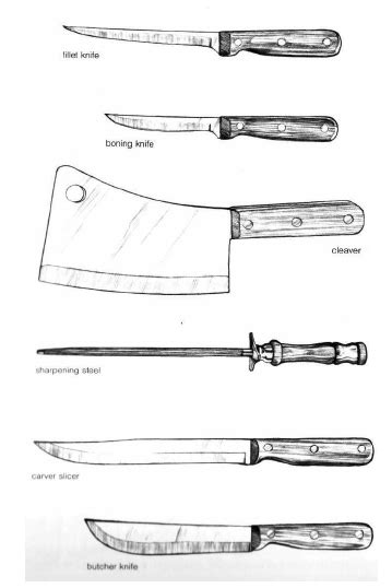 Butcher Knife Drawing