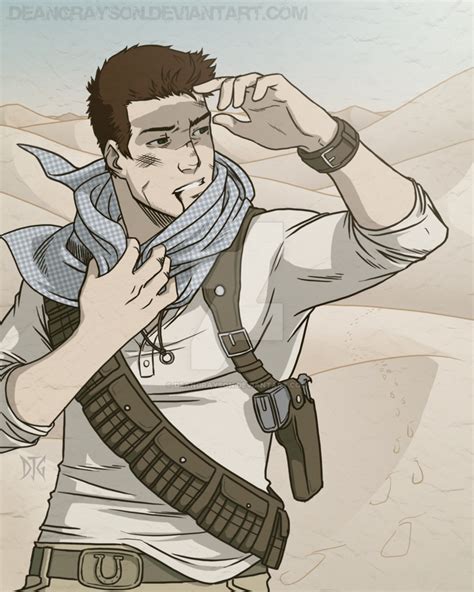 Nathan Drake By Deangrayson On Deviantart Uncharted 3 Drake Drawing