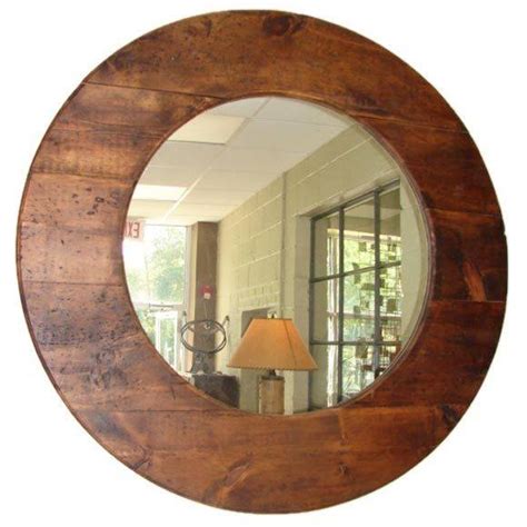 20 Photos Large Round Wooden Mirrors