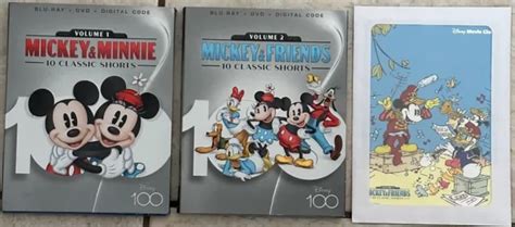 Disney Mickey And Friends 10 Classic Shorts Vol 2 Blu Ray Dvd Litho
