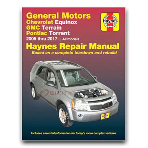 Haynes 38040 Repair Manual Chevrolet Equinox 05 17 Gmc Terrain 10 17