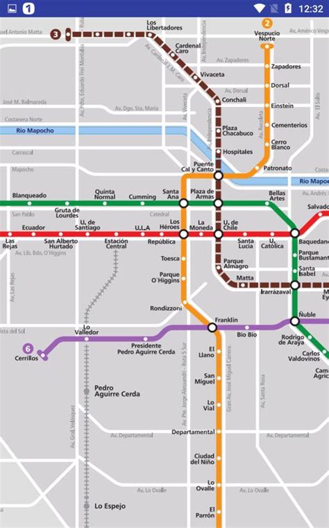 Mapa Del Metro De Santiago Chile For Android Apk Download