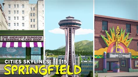 Downtown Springfield Cities Skylines 15 The Simpsons Youtube