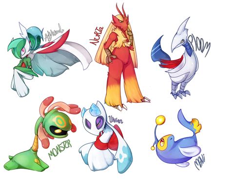 Omega Ruby Team Lineup By Umbraling On Deviantart