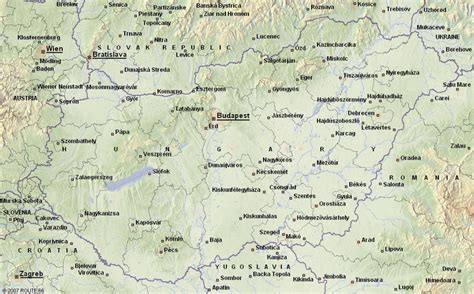 Magyarország egyszerű térképe a főbb városokkal, tavakkal és folyókkal. Ungaria harta, Ungaria de Nord, Ungaria Centrala, Nordul Marii Câmpii, Sudul Marii Câmpii ...