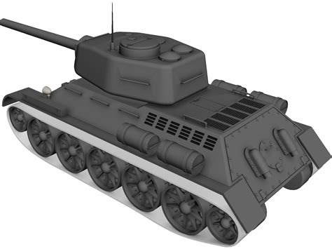 T34 Tank 3d Cad Model 3d Cad Browser