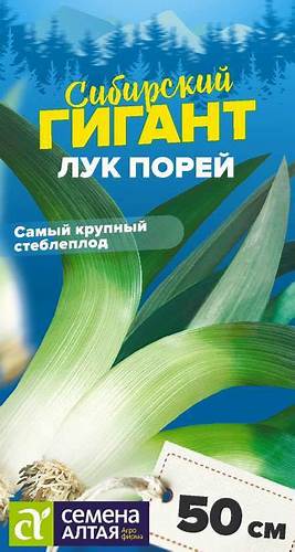 Лук Порей Сибирский Гигант/Сем Алт/цп 1 гр. СЕРИЯ СИБИРСКИЕ ГИГАНТЫ Картинка - Лук Порей Сибирский Гигант/Сем Алт/цп 1 гр. СЕРИЯ СИБИРСКИЕ ГИГАНТЫ