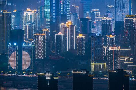 Chongqing Skyline China Philippe Lejeanvre Photography