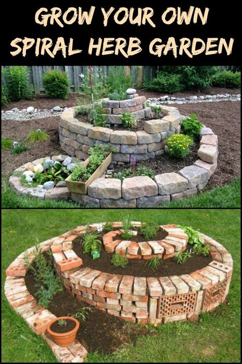 Make Your Own Wonderful Diy Spiral Herb Garden The Owner Builder