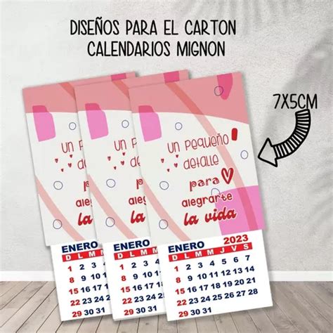 Kit Imprimible Para Calendarios Mignon Emprendedores En Venta En San Crist Bal Santa Fe Por S Lo