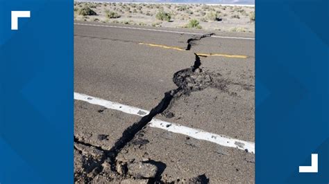 Nevada Earthquake Las Vegas Reno Highway Damaged After 65 Quake