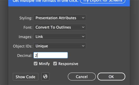 Adobe Illustrator Export Settings For Svg Explained Otosection