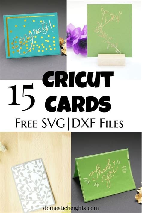 19 Free Cricut Card Designs