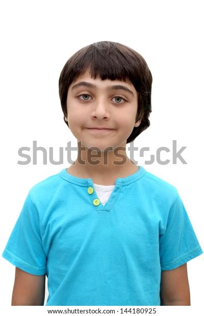 Eight Year Old Brown Haired Boy Stock Photo 144180925 Shutterstock