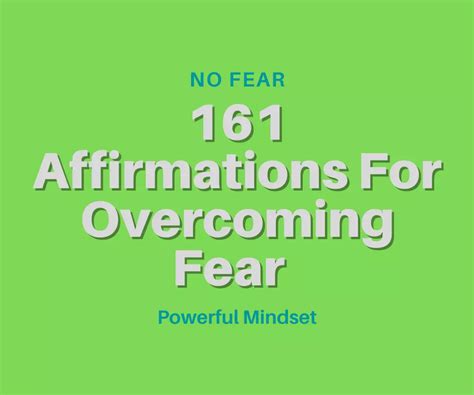 Affirmations For Overcoming Fear 161 Powerful Affirmations For Letting