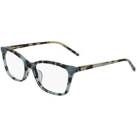 Dkny Dk5013 Eyeglasses Women Teal Tortoise Rectangle 52mm 886895431279 Dkny Eyeglasses
