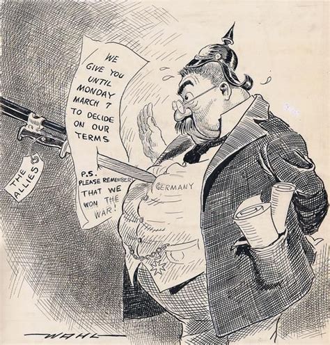 14 Best Treaty Of Versailles Political Cartoons Images On Pinterest
