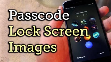 Replace Your Iphones Lock Screen Passcode Digits With Images How To Youtube
