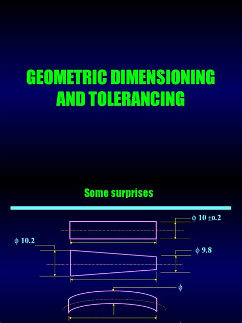 Geometrical Dimensioning And Tolerancing Pdf Engineering Tolerance