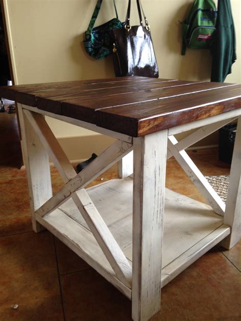 Ana White The Rustic X Side Table Diy Projects