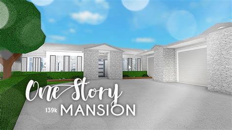 Mansion Bloxburg House Ideas 1 Story Layout Canvas Spoon