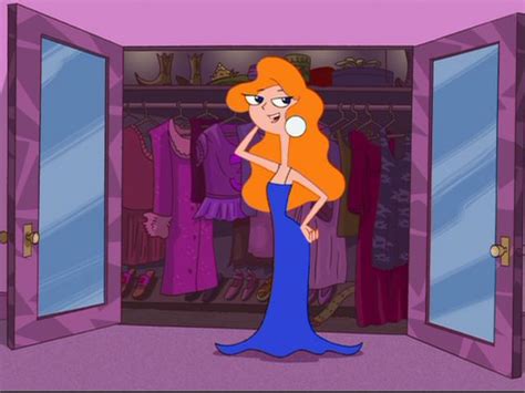 Image Candace Tries On A Blue Gown Disney Wiki Fandom Powered