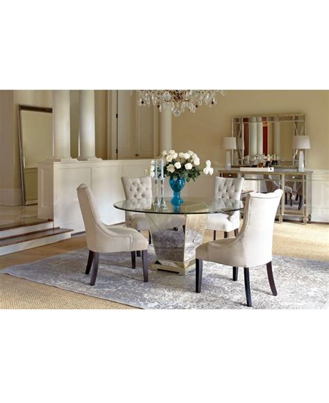 W160 x d90 x h75cm elegant & curvaceous. Marais Dining Room Furniture Collection, Mirrored ...