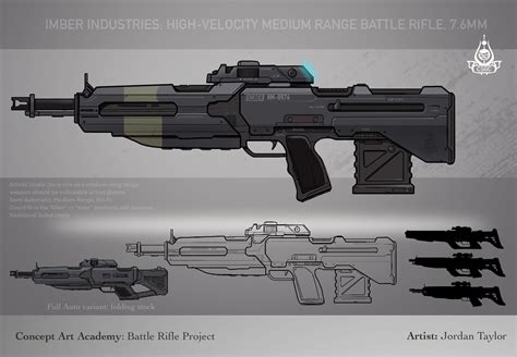 Artstation Assault Rifle Concept