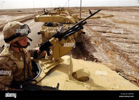 Crews Of Challenger Ii Tanks From Royal Scots Dragoon Guards 7th