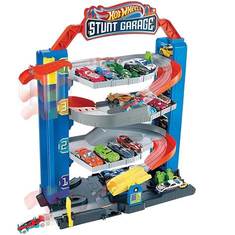 Mattel Hot Wheels Stunt Garage Play Set Gnl70 Toys Shopgr