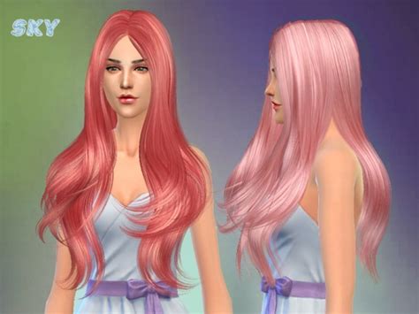 The Sims Resource Hair 254 By Skysims • Sims 4 Downloads