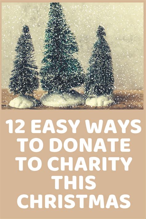 12 Easy Ways To Donate To Charity This Christmas Donate To Charity