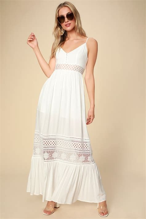 Long Lace White Summer Dresses Women Dresses Images 2022