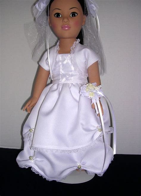 American Girl Doll Bridal Gown With Accessories Etsy Doll Clothes American Girl American