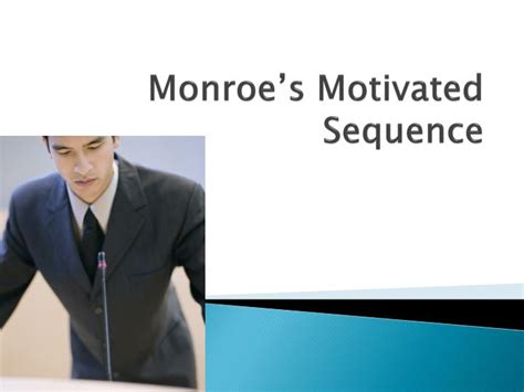 Ppt Monroes Motivated Sequence Powerpoint Presentation Free