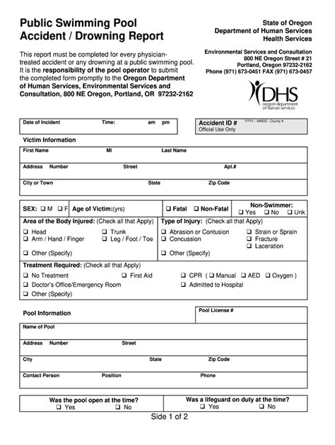 Pool Incident Report Template Fill Out And Sign Online Dochub