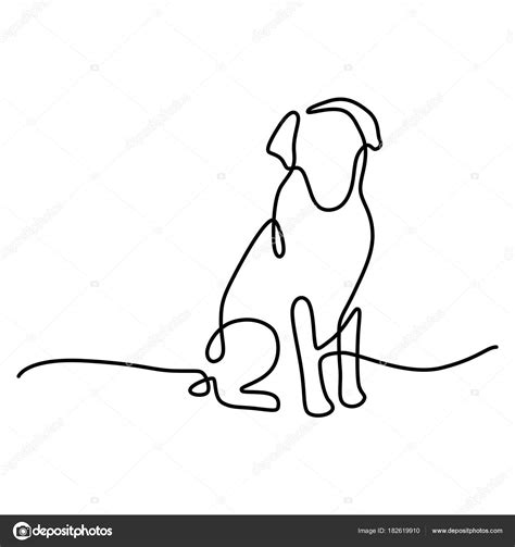 Dog Line Drawing