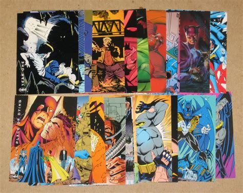 Batman Saga Of The Dark Knight Skybox 1994 Lot Of 23 Cards Vgg