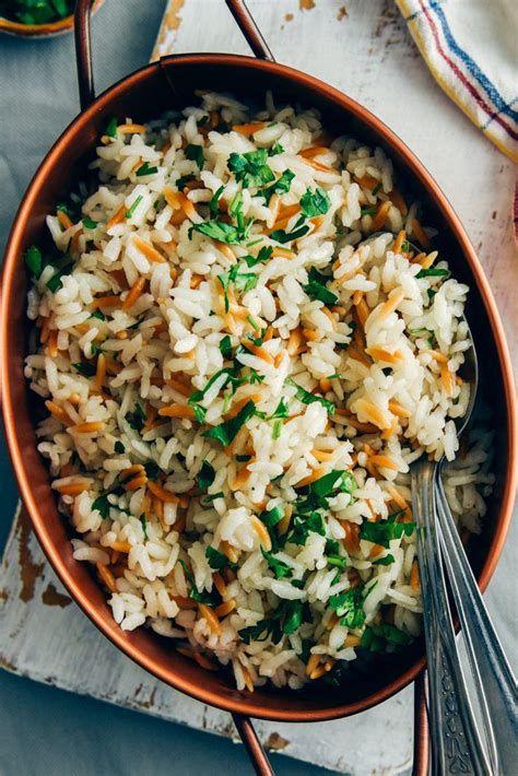Turkish Rice Pilaf With Orzo Recipe Turkish Recipes Turkish Rice
