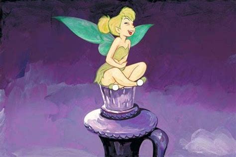 Tinkerbell Peter Pan Walt Disney Fine Art Jim Salvati Signed Etsy