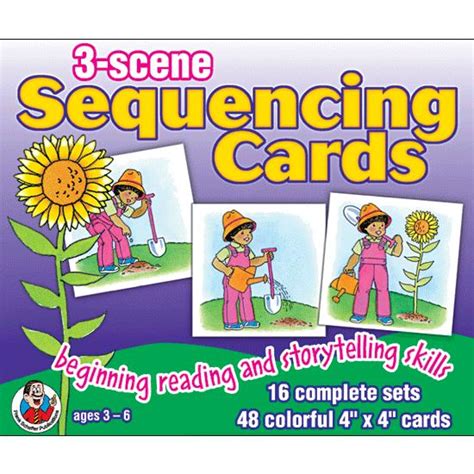 Sentence sequencing is an activity/game that allows children to practice combining nouns, verbs, adjectives, etc to make a sentence. 3 - Scene Sequencing Cards | FlagHouse