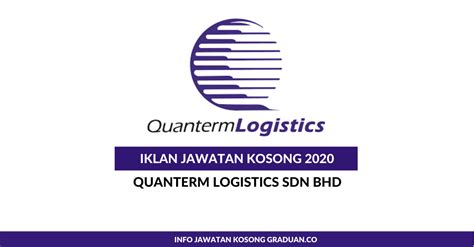 Sch logistics sdn bhd profile updated: Permohonan Jawatan Kosong Quanterm Logistics Sdn Bhd ...